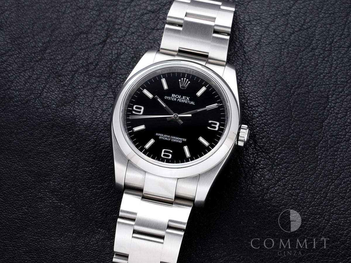 Rolex Oyster Perpetual 36 Ref. 116000 Stainless Steel Black Dial Used 4jxpmxof