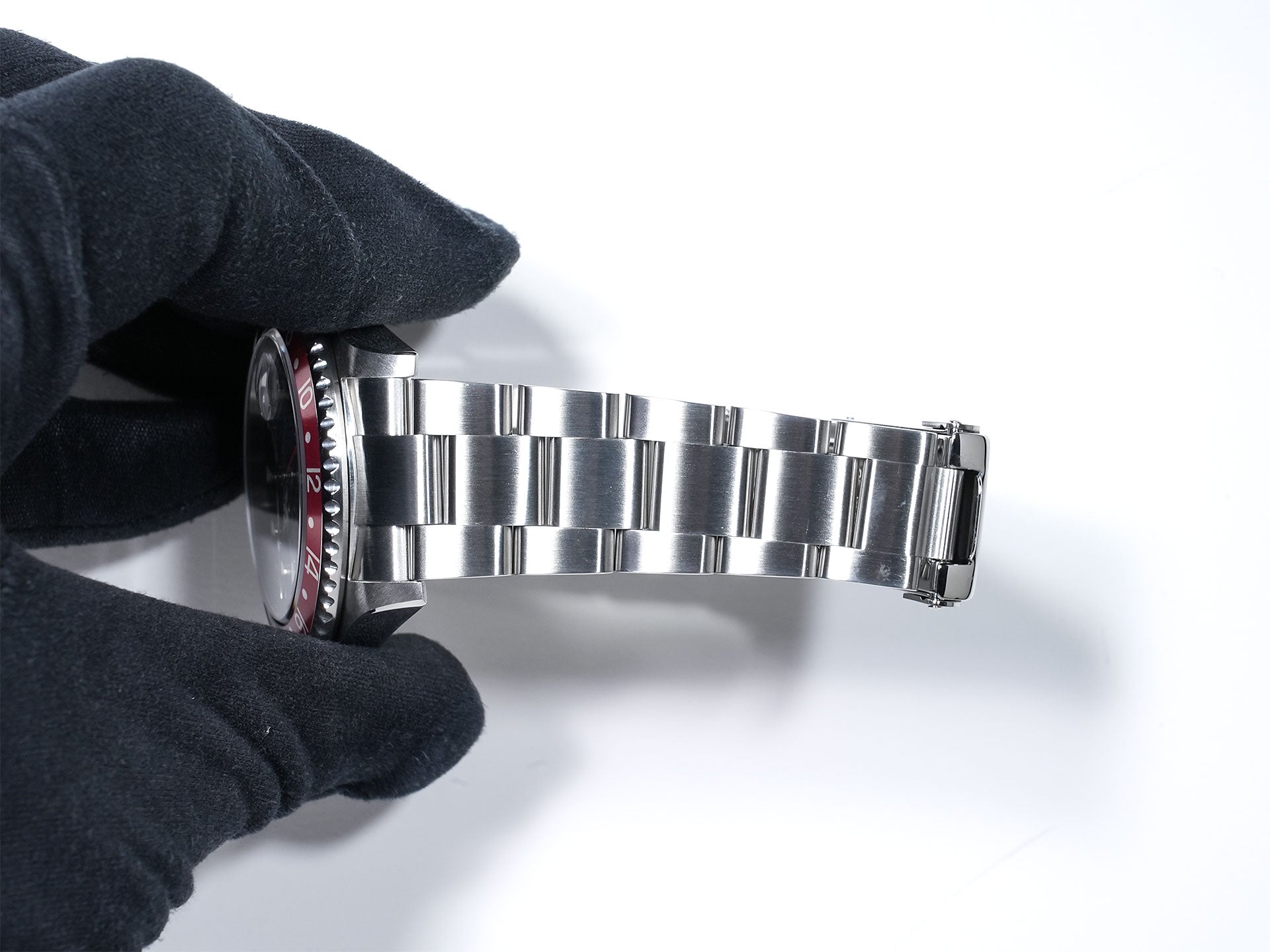 Rolex GMT-Master II Ref. 16710 Stainless Steel Black Dial Oyster Bracelet Used hntedmac