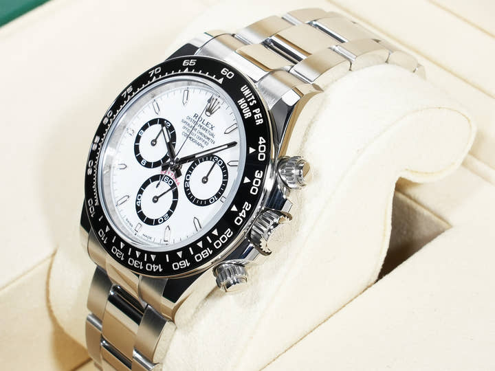ロレックス デイトナ Ref.126500LN ステンレススチール ホワイト文字盤 美品 9jawroiw