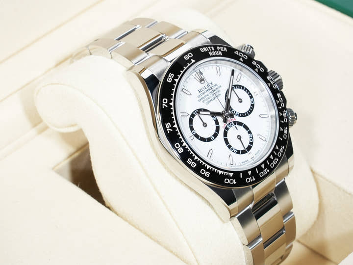 ロレックス デイトナ Ref.126500LN ステンレススチール ホワイト文字盤 美品 9jawroiw