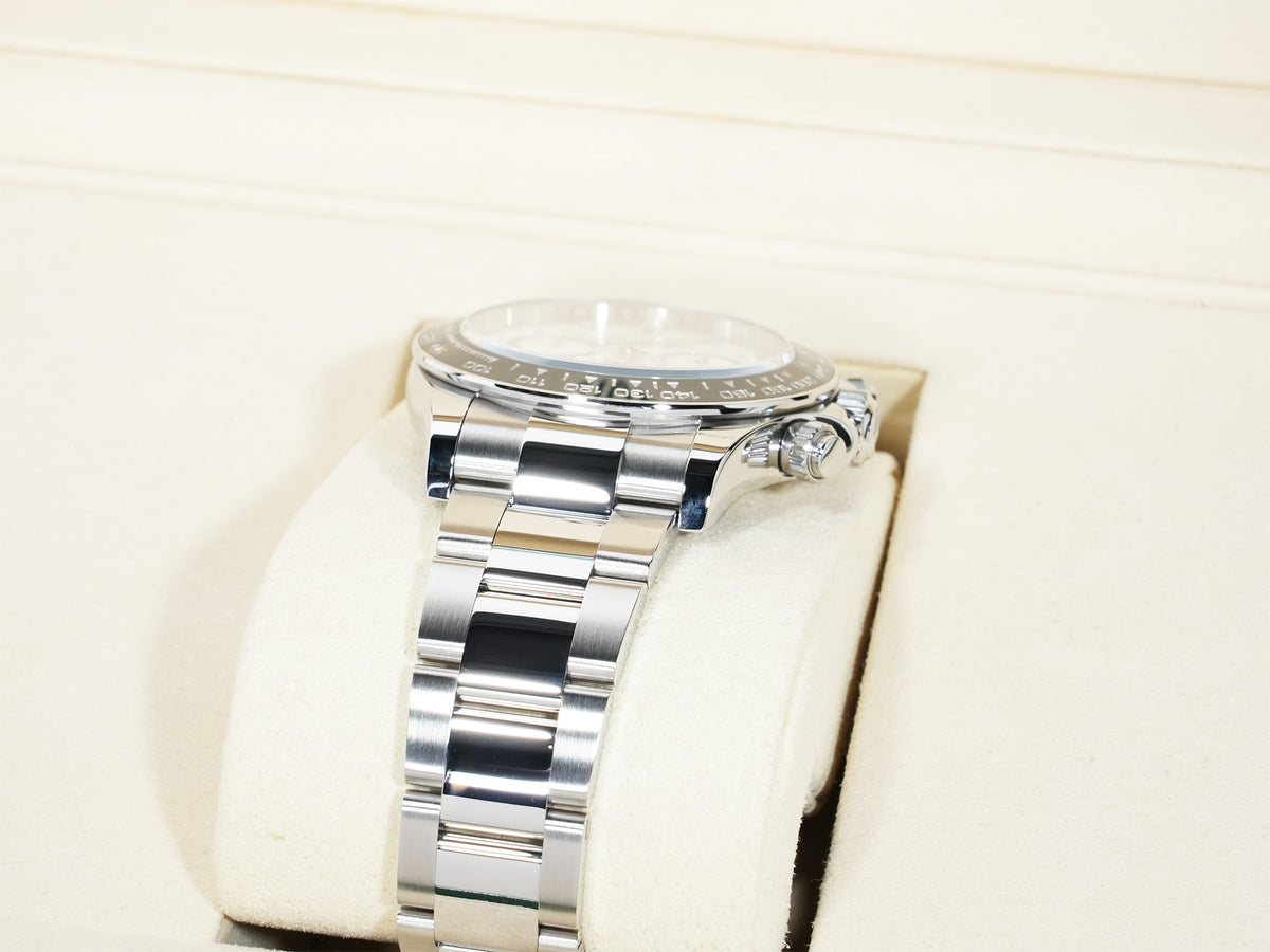 ロレックス デイトナ Ref.126500LN ステンレススチール ホワイト文字盤 美品 9jawroiw
