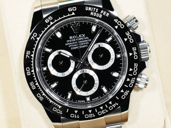 Rolex Daytona Ref. 116500LN Stainless Steel Black Dial Pre-owned z66emef8