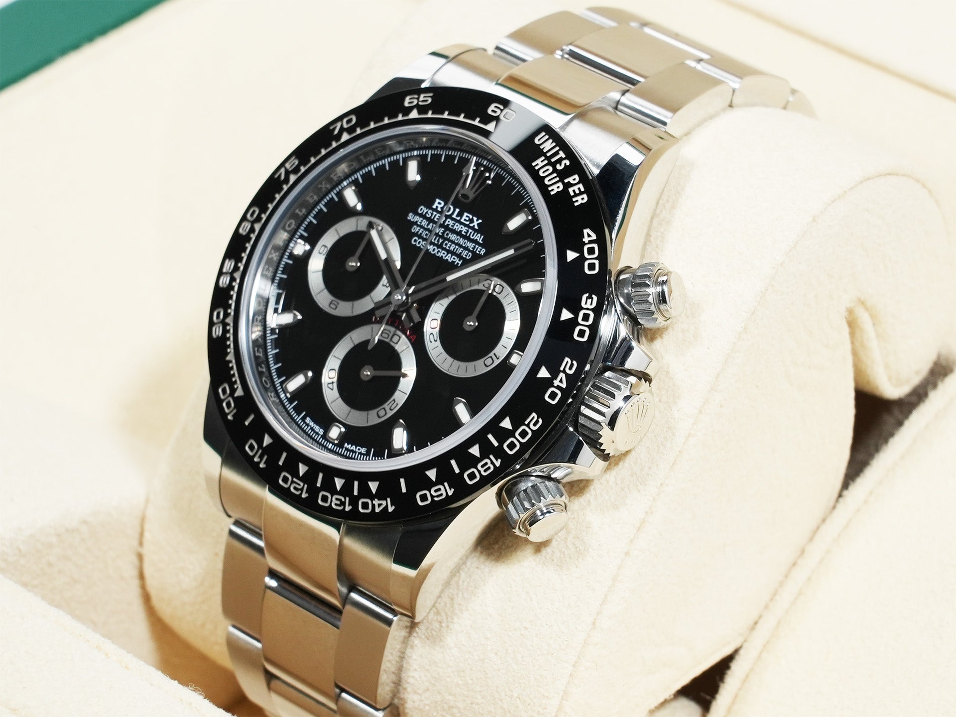 Rolex Daytona Ref. 116500LN Stainless Steel Black Dial Pre-owned z66emef8