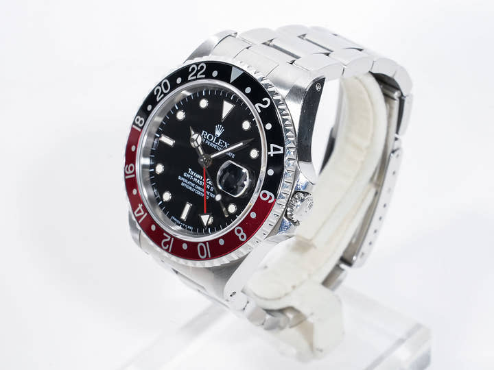 Rolex GMT-Master II TIFFANY&CO. Ref.16710 Stainless Steel Black Dial Oyster Bracelet Used 8bvjacwv