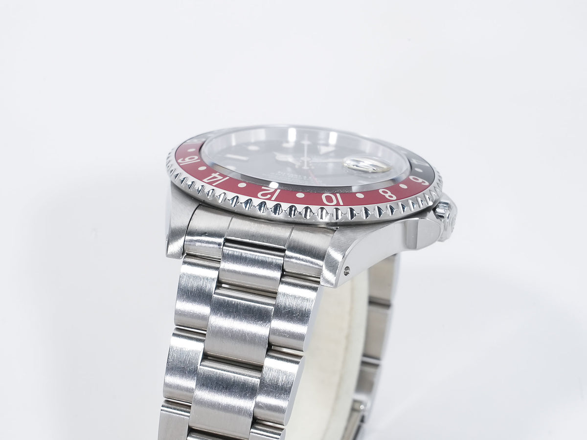 Rolex GMT-Master II TIFFANY&CO. Ref.16710 Stainless Steel Black Dial Oyster Bracelet Used 8bvjacwv