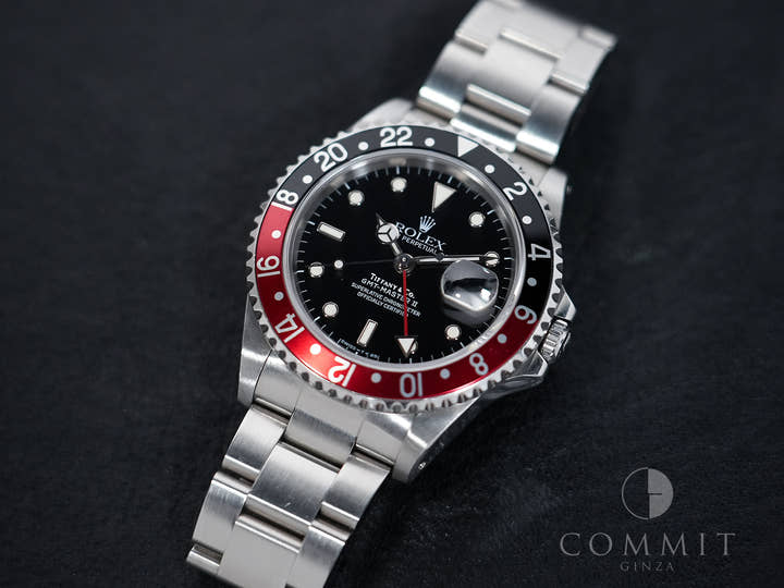 Rolex GMT-Master II TIFFANY&CO. Ref.16710 Stainless Steel Black Dial Oyster Bracelet Used 8bvjacwv