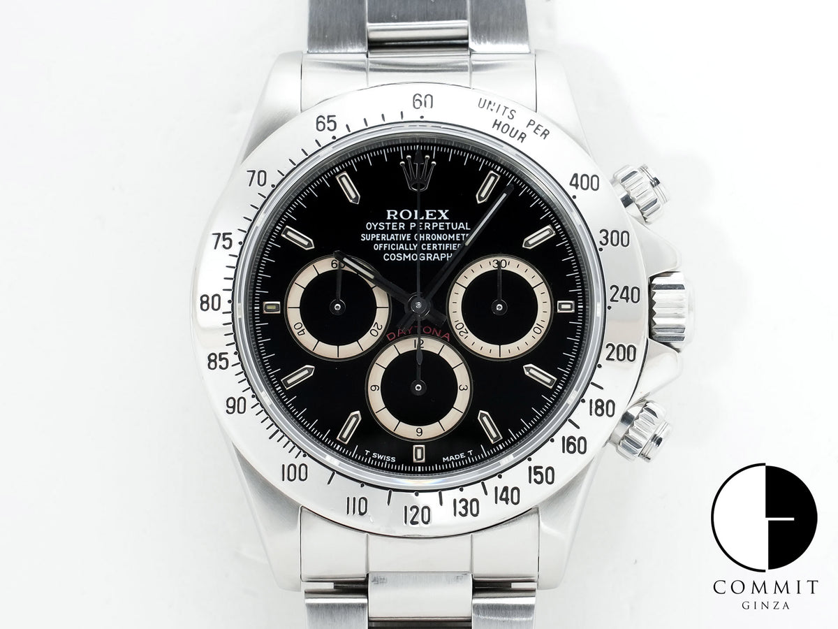 ロレックス デイトナ エルプリメロ Ref.16520 ステンレススチール ブラック文字盤 中古 meohhe3n