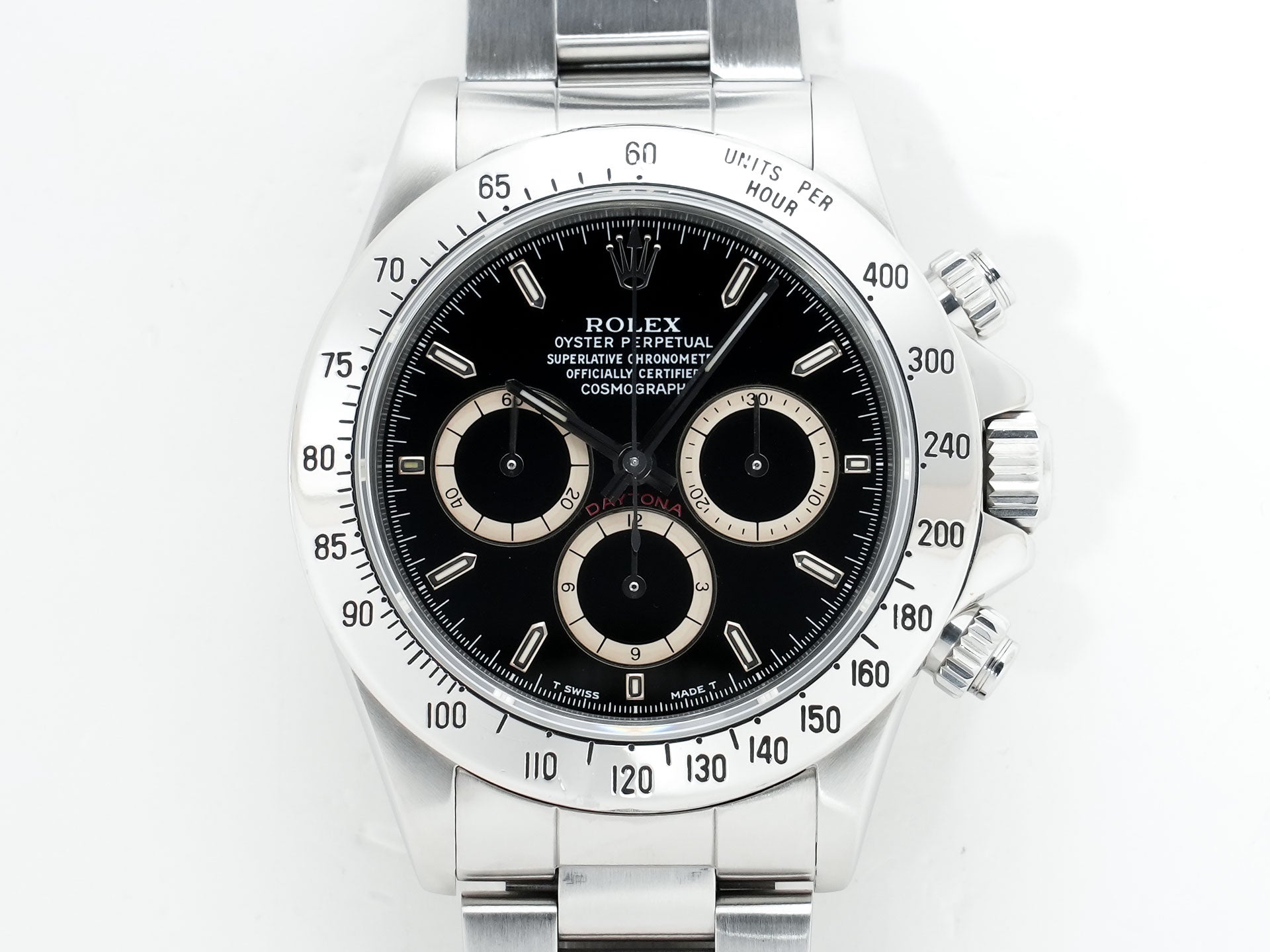 ロレックス デイトナ エルプリメロ Ref.16520 ステンレススチール ブラック文字盤 中古 meohhe3n