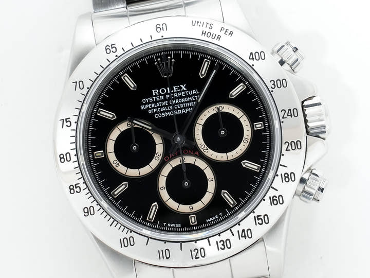 ロレックス デイトナ エルプリメロ Ref.16520 ステンレススチール ブラック文字盤 中古 meohhe3n