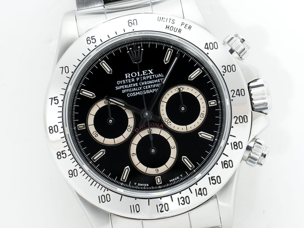 ロレックス デイトナ エルプリメロ Ref.16520 ステンレススチール ブラック文字盤 中古 meohhe3n