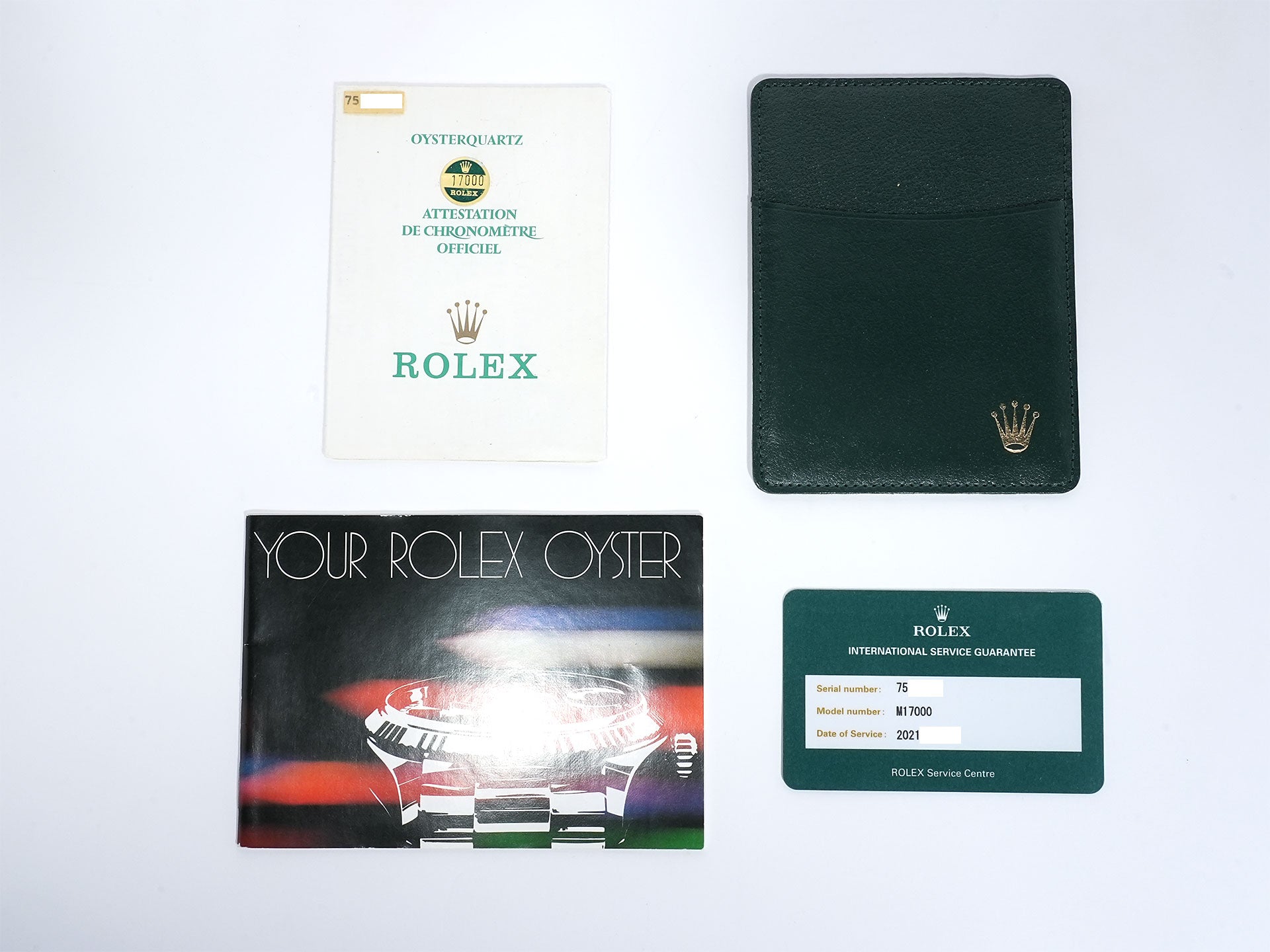 ロレックス デイトジャスト オイスタークォーツ Ref.17000 ステンレススチール ホワイトローマン文字盤 オイスターブレスレット 中古 yoxpp2b2