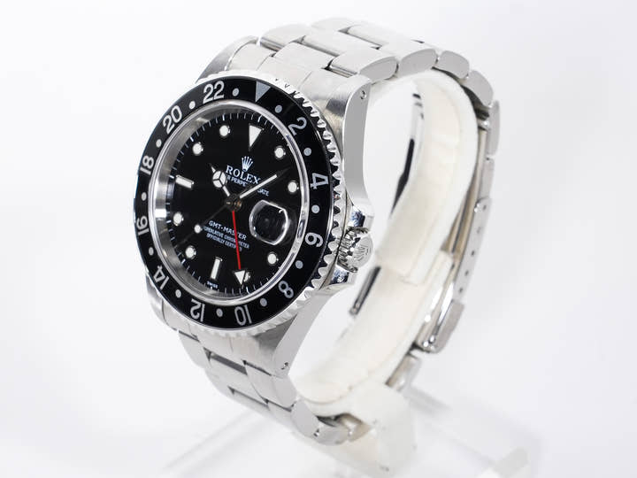 ロレックス GMTマスター Ref.16700 ステンレススチール ブラック文字盤 オイスターブレスレット 中古 5td7s3ku