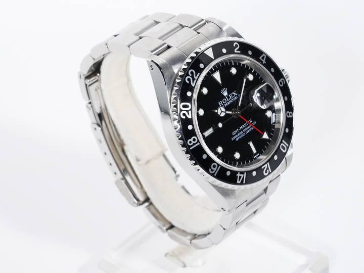 ロレックス GMTマスター Ref.16700 ステンレススチール ブラック文字盤 オイスターブレスレット 中古 5td7s3ku