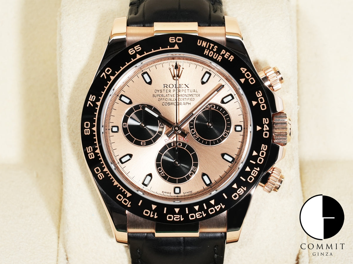 ロレックス デイトナ Ref.116515LN エバーローズゴールド ピンクxブラック文字盤 中古 3frtj5km