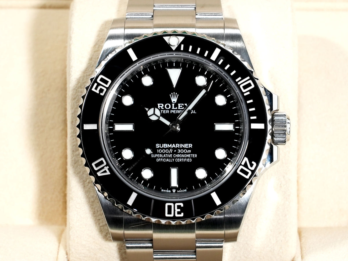 ロレックス サブマリーナー ノンデイト Ref.124060 ステンレススチール ブラック文字盤 中古 k3vtug7x