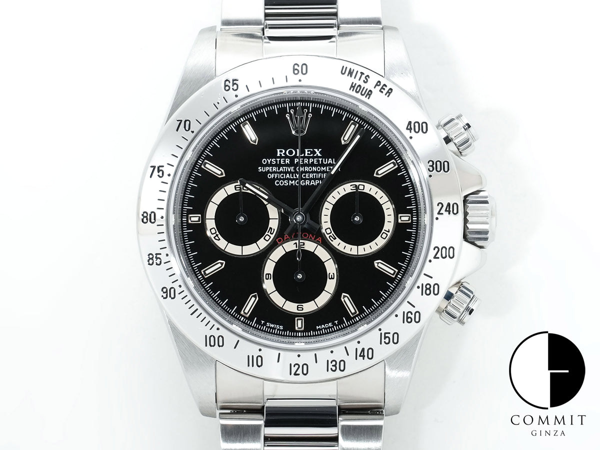 ロレックス デイトナ エルプリメロ Ref.16520 ステンレススチール ブラック文字盤 美中古 235odqie