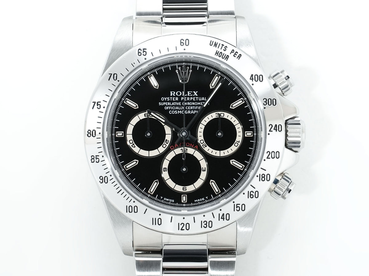 ロレックス デイトナ エルプリメロ Ref.16520 ステンレススチール ブラック文字盤 美中古 235odqie