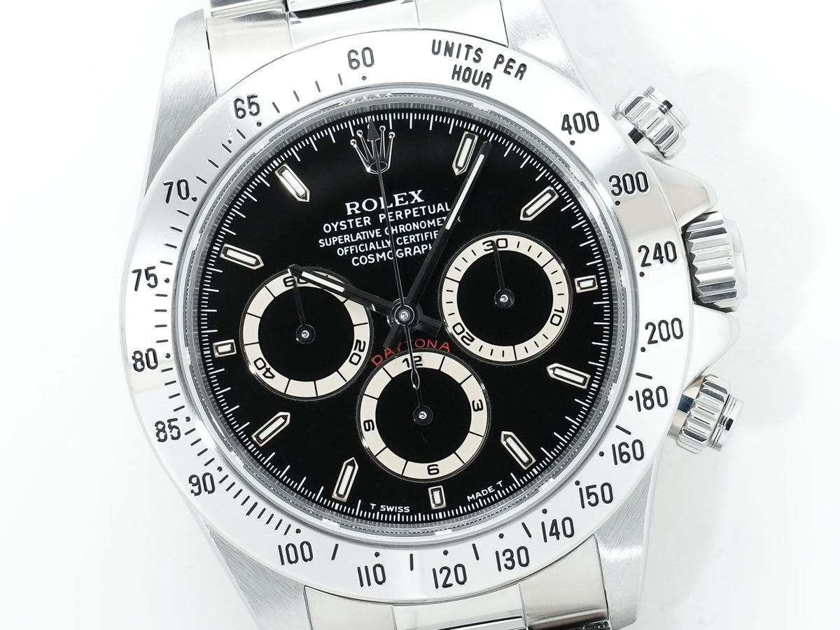 ロレックス デイトナ エルプリメロ Ref.16520 ステンレススチール ブラック文字盤 美中古 235odqie