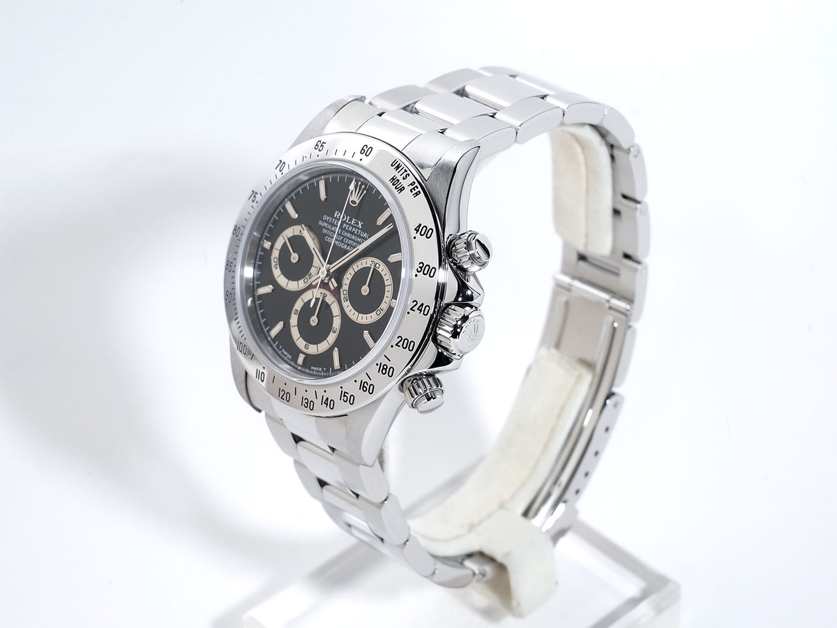 ロレックス デイトナ エルプリメロ Ref.16520 ステンレススチール ブラック文字盤 美中古 235odqie