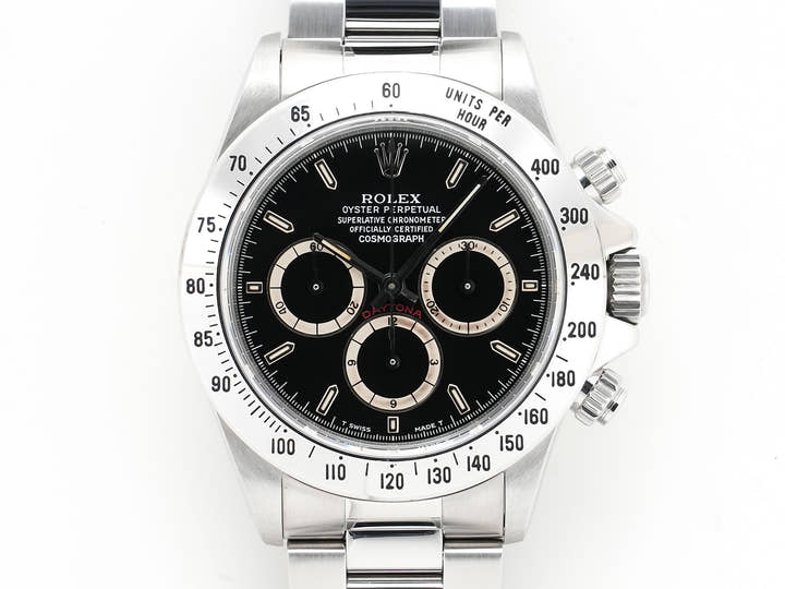 Rolex Daytona El Primero Ref.16520 Stainless Steel Black Dial Used e9zt94q5