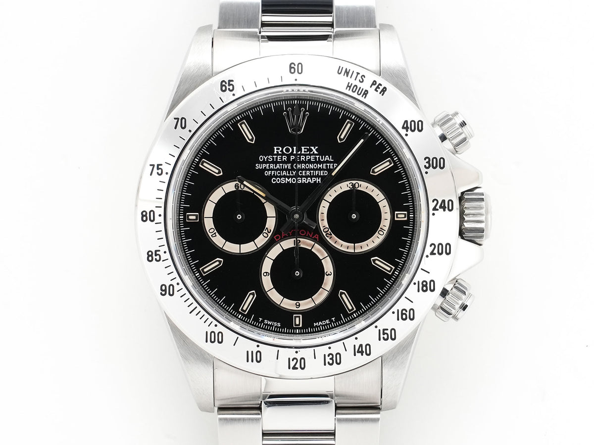 ロレックス デイトナ エルプリメロ Ref.16520 ステンレススチール ブラック文字盤 中古 e9zt94q5
