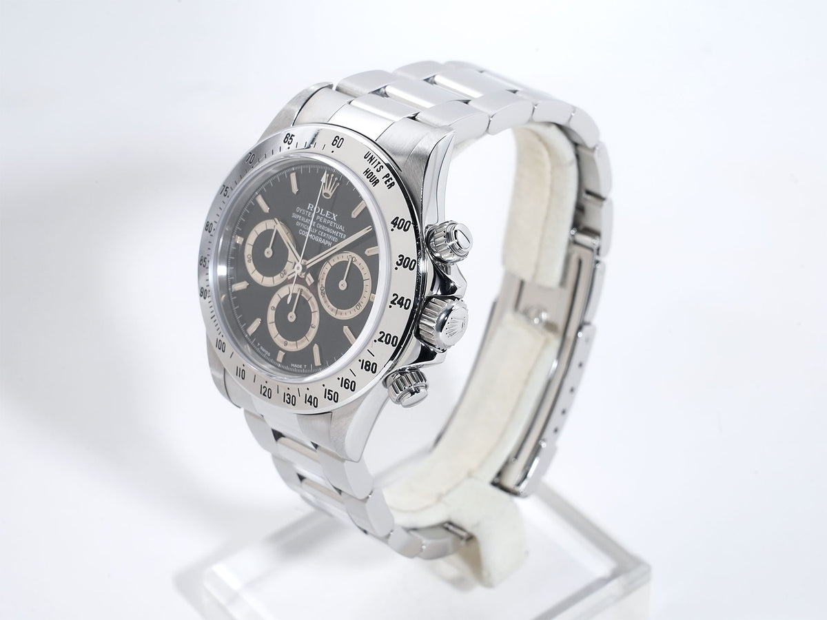 Rolex Daytona El Primero Ref.16520 Stainless Steel Black Dial Used e9zt94q5