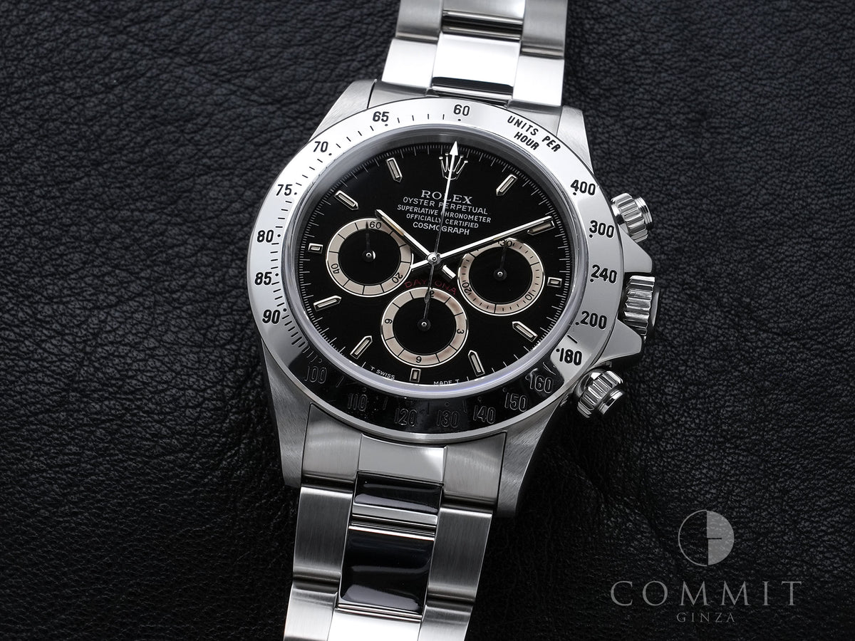 Rolex Daytona El Primero Ref.16520 Stainless Steel Black Dial Used e9zt94q5