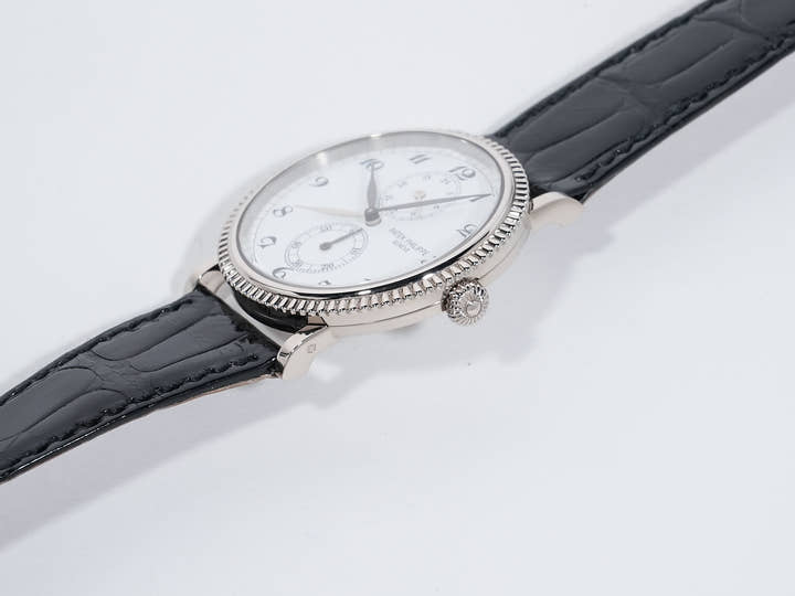 パテックフィリップ カラトラバ トラベルタイム Ref.5034G-001 ホワイトゴールド ホワイト文字盤 美品 55vxd98c