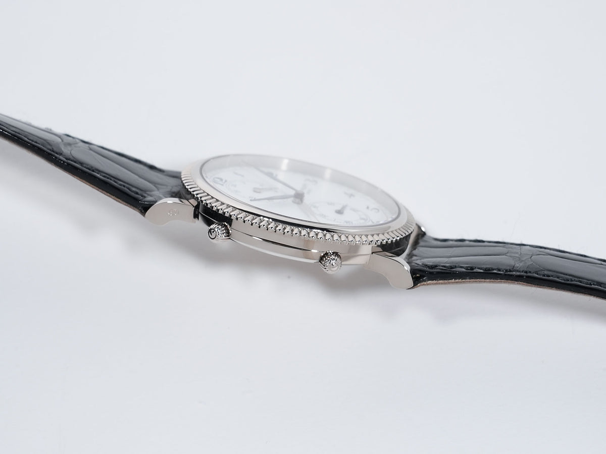パテックフィリップ カラトラバ トラベルタイム Ref.5034G-001 ホワイトゴールド ホワイト文字盤 美品 55vxd98c