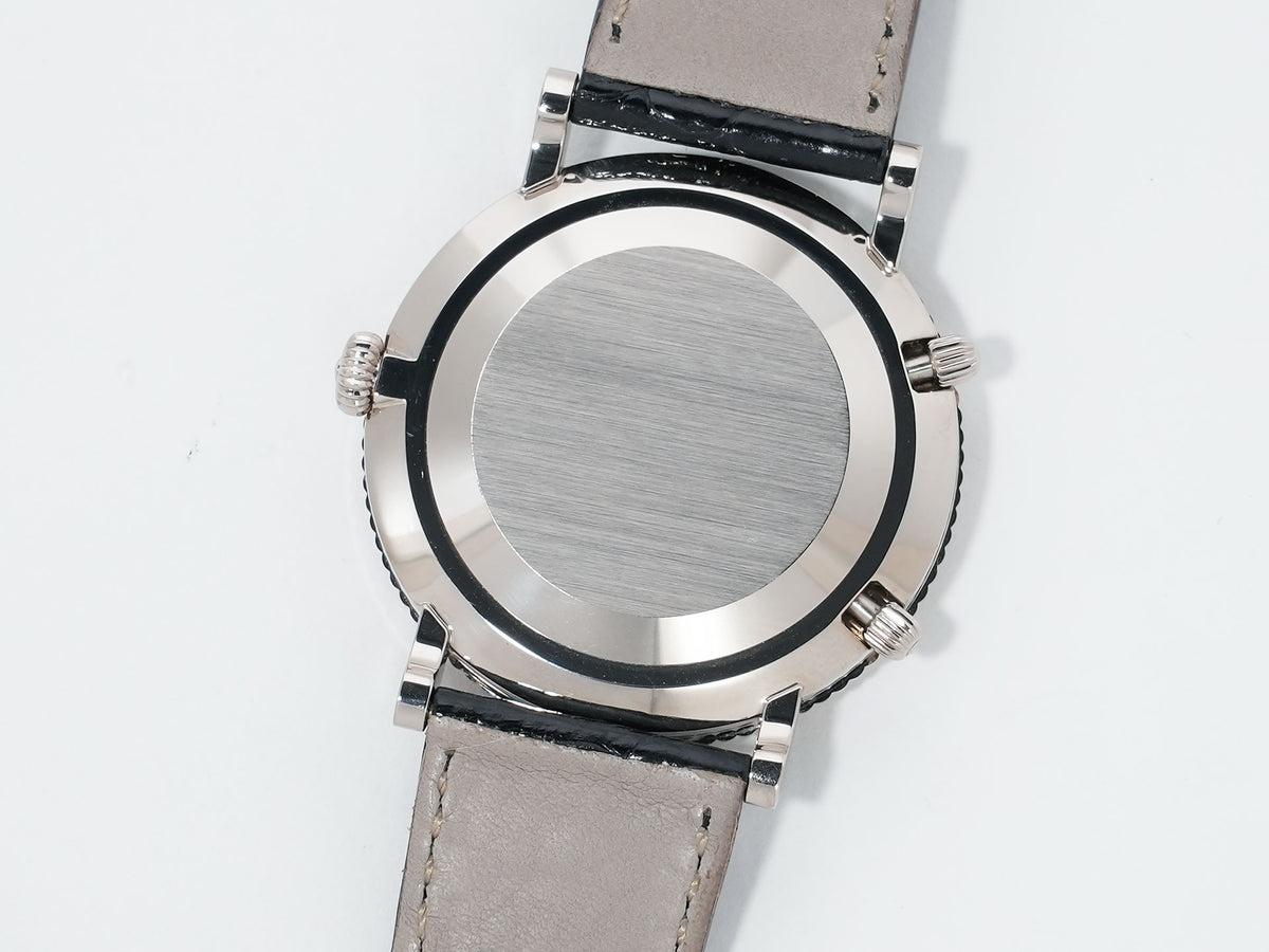 パテックフィリップ カラトラバ トラベルタイム Ref.5034G-001 ホワイトゴールド ホワイト文字盤 美品 55vxd98c