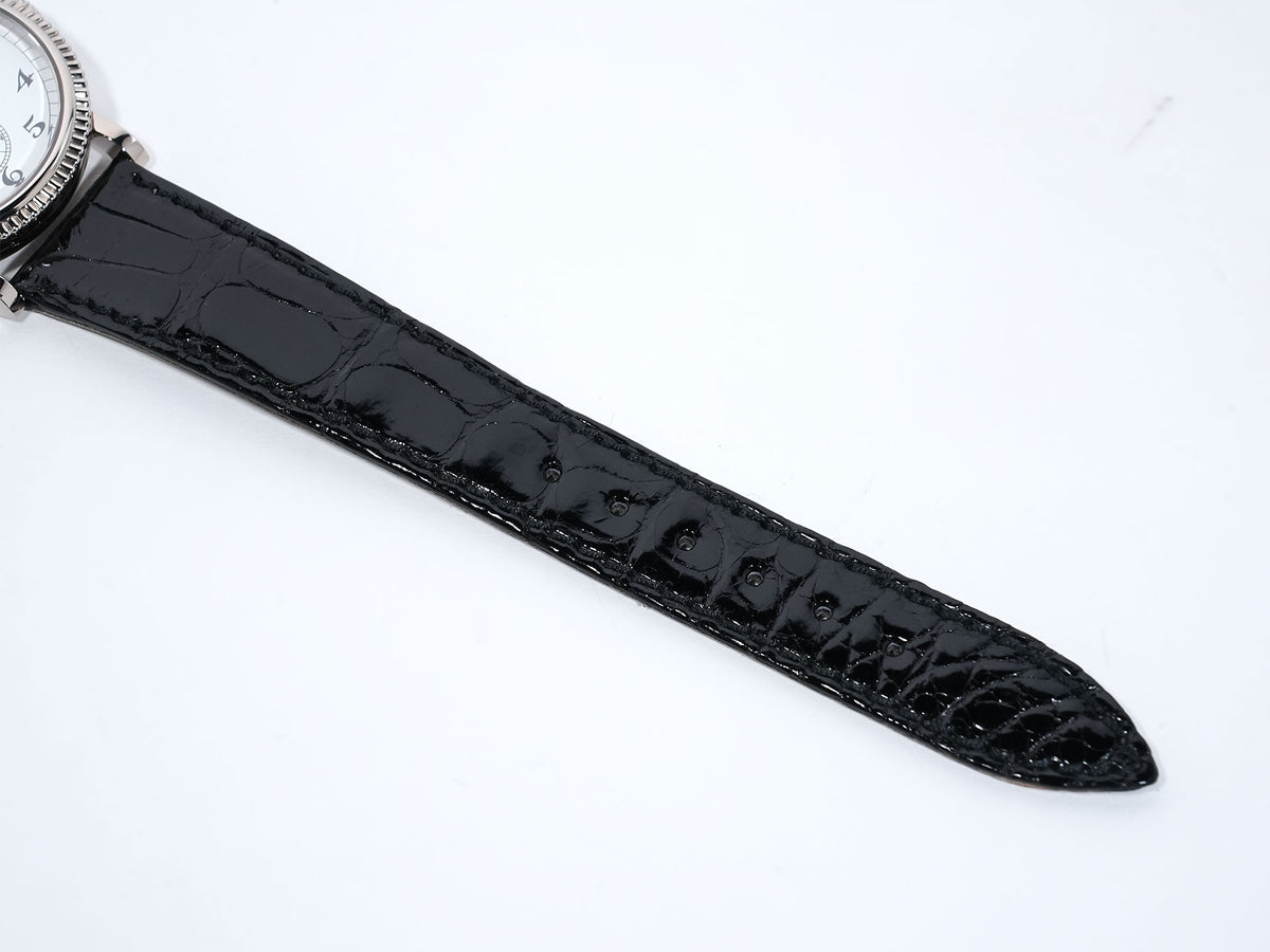 パテックフィリップ カラトラバ トラベルタイム Ref.5034G-001 ホワイトゴールド ホワイト文字盤 美品 55vxd98c
