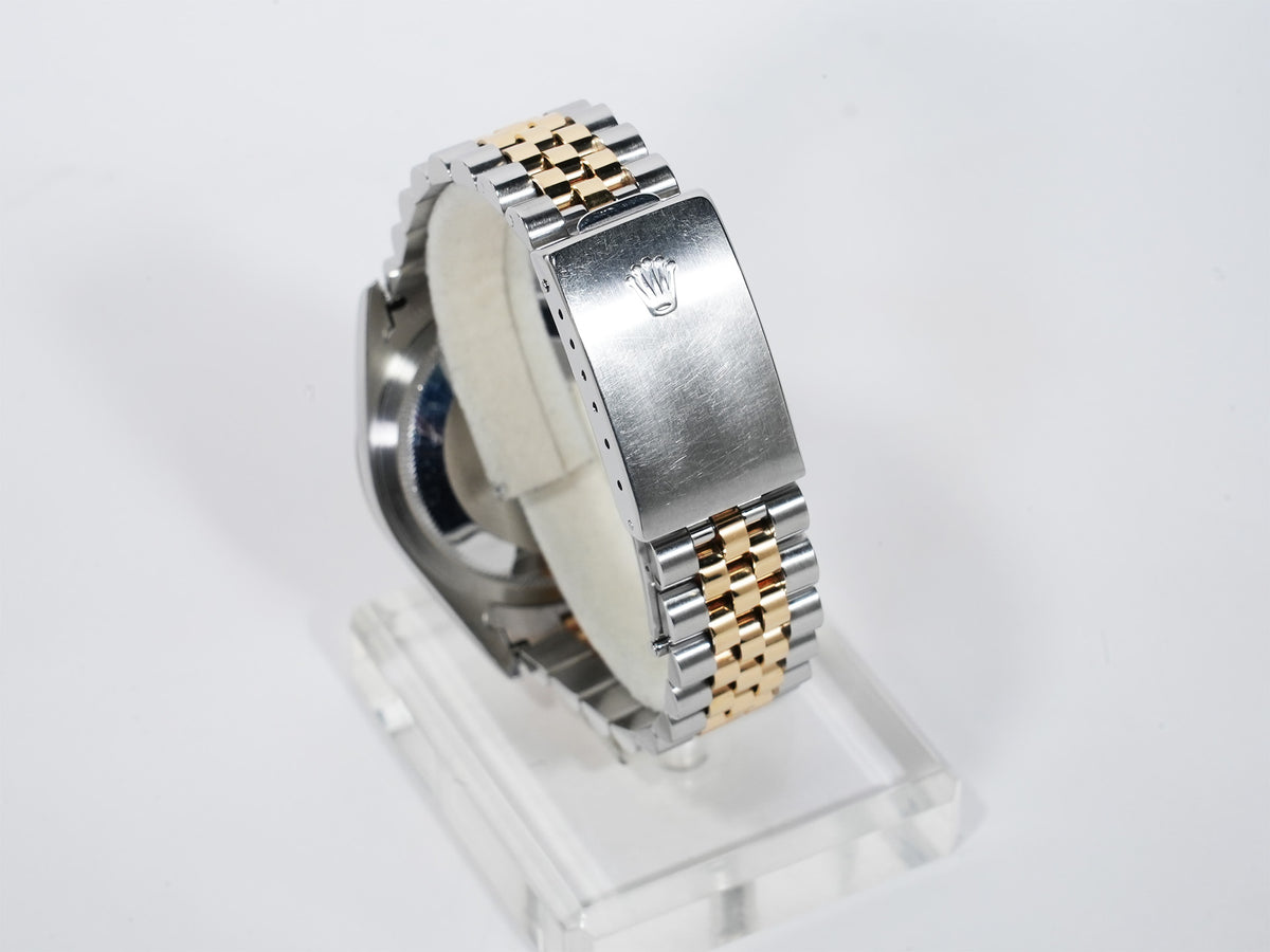 ロレックス デイトジャスト36 Ref.16233 2BR ステンレススチール/イエローゴールド オニキスx2Pダイヤ文字盤 中古 qhzjpnh6