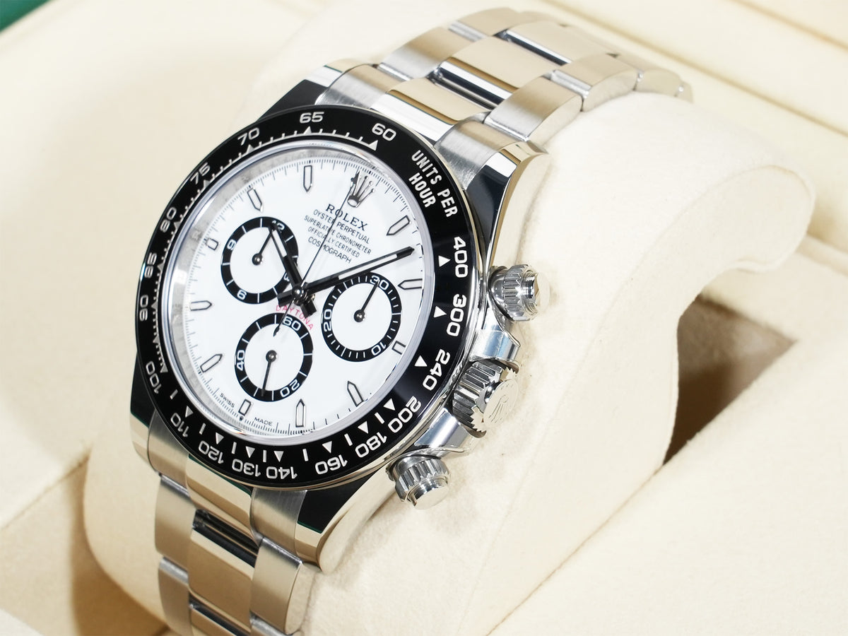 ロレックス デイトナ Ref.126500LN ステンレススチール ホワイト文字盤 美中古 q4ecc7k5