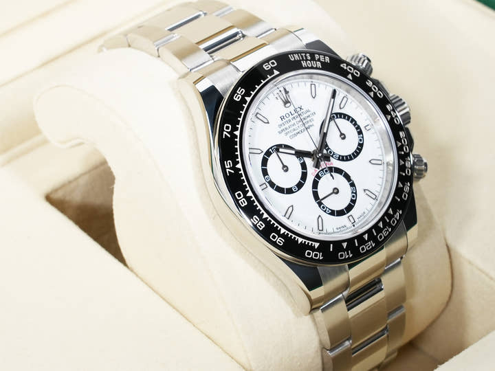 ロレックス デイトナ Ref.126500LN ステンレススチール ホワイト文字盤 美中古 q4ecc7k5