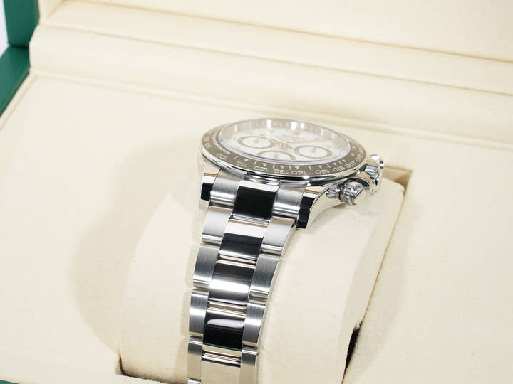 ロレックス デイトナ Ref.126500LN ステンレススチール ホワイト文字盤 美中古 q4ecc7k5