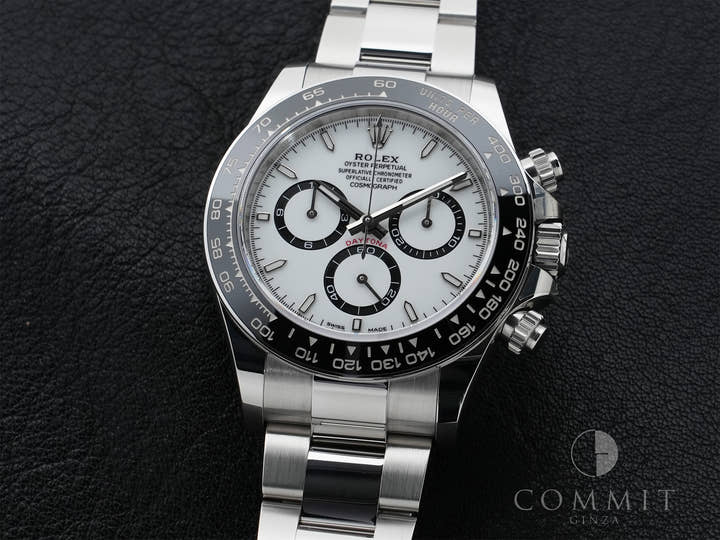 ロレックス デイトナ Ref.126500LN ステンレススチール ホワイト文字盤 美中古 q4ecc7k5