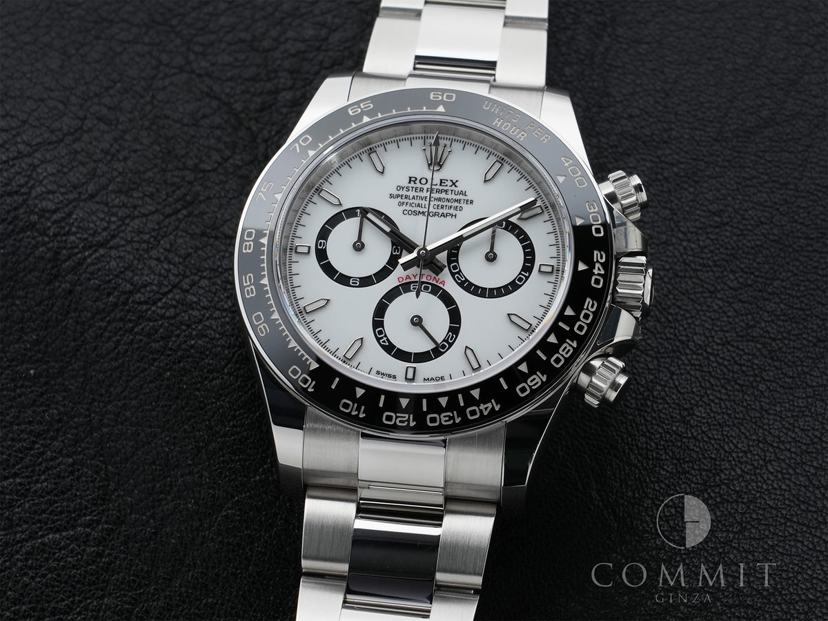 ロレックス デイトナ Ref.126500LN ステンレススチール ホワイト文字盤 美中古 q4ecc7k5