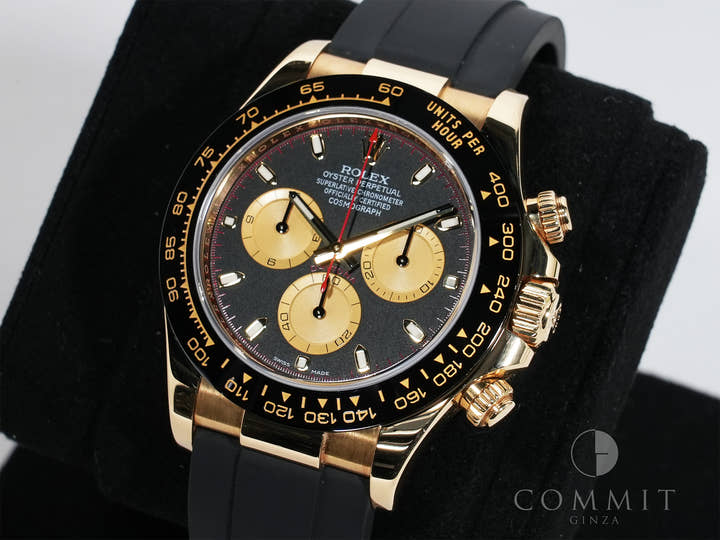 ロレックス デイトナ Ref.116518LN イエローゴールド ブラックxシャンパン文字盤 中古 w2nmnvyp