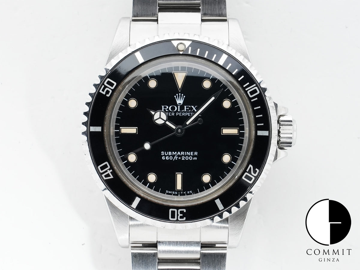 Rolex Submariner Ref. 5513 Stainless Steel Black Dial Used mg64cb5c