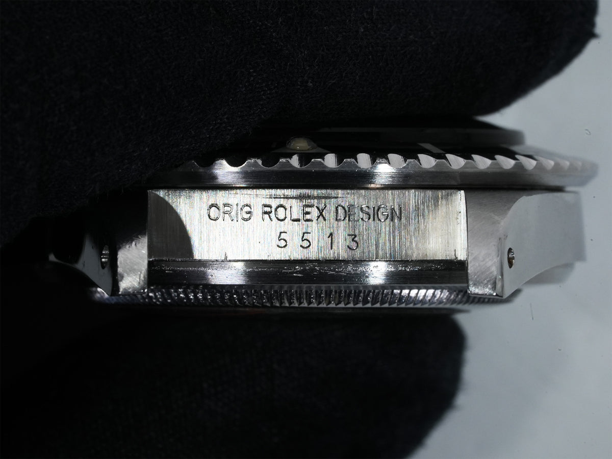 Rolex Submariner Ref. 5513 Stainless Steel Black Dial Used mg64cb5c