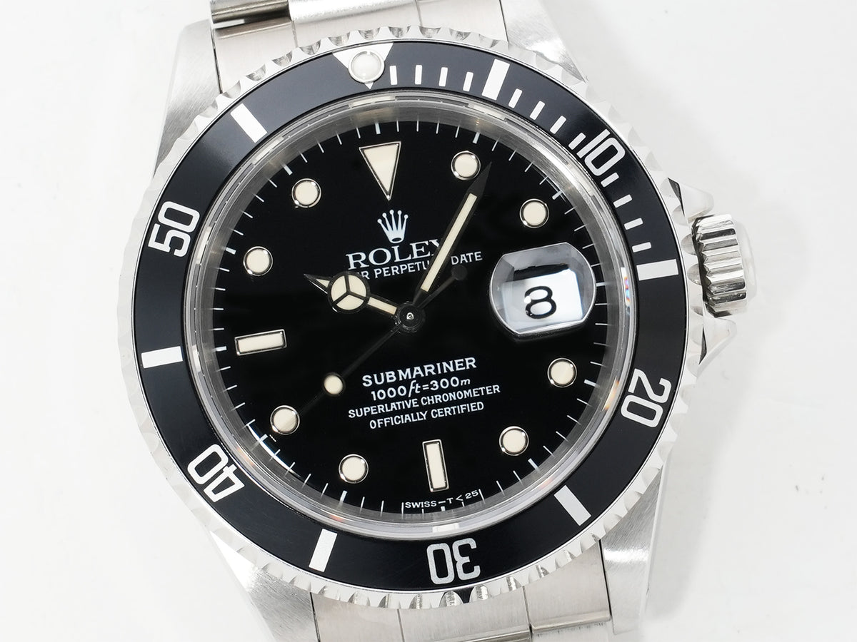 ロレックス サブマリーナー デイト Ref.16610 ステンレススチール ブラック文字盤 中古 wg7htpdq