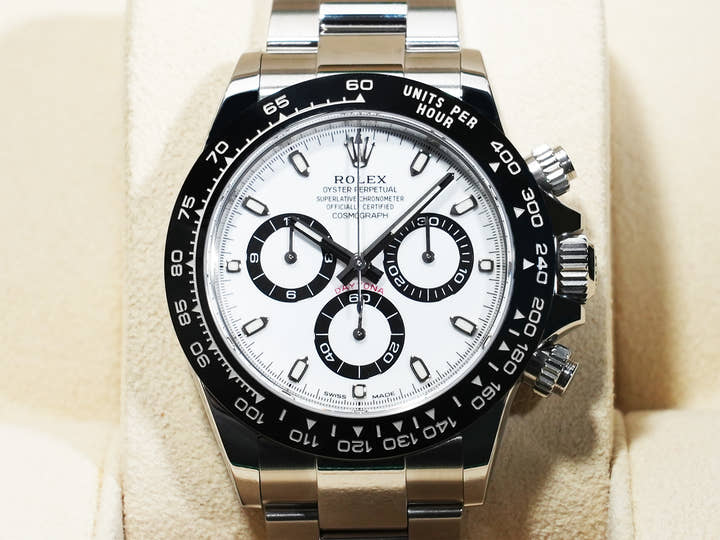 Rolex Daytona Ref. 116500LN Stainless Steel White Dial Excellent Condition qrhiytva