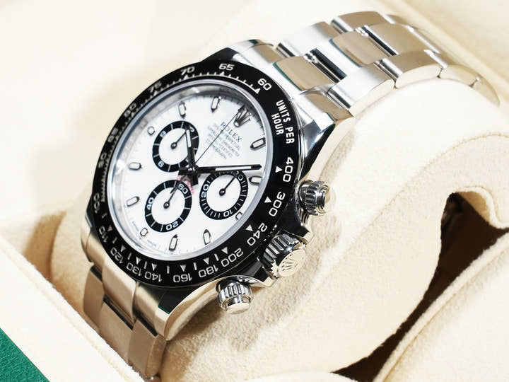Rolex Daytona Ref. 116500LN Stainless Steel White Dial Excellent Condition qrhiytva