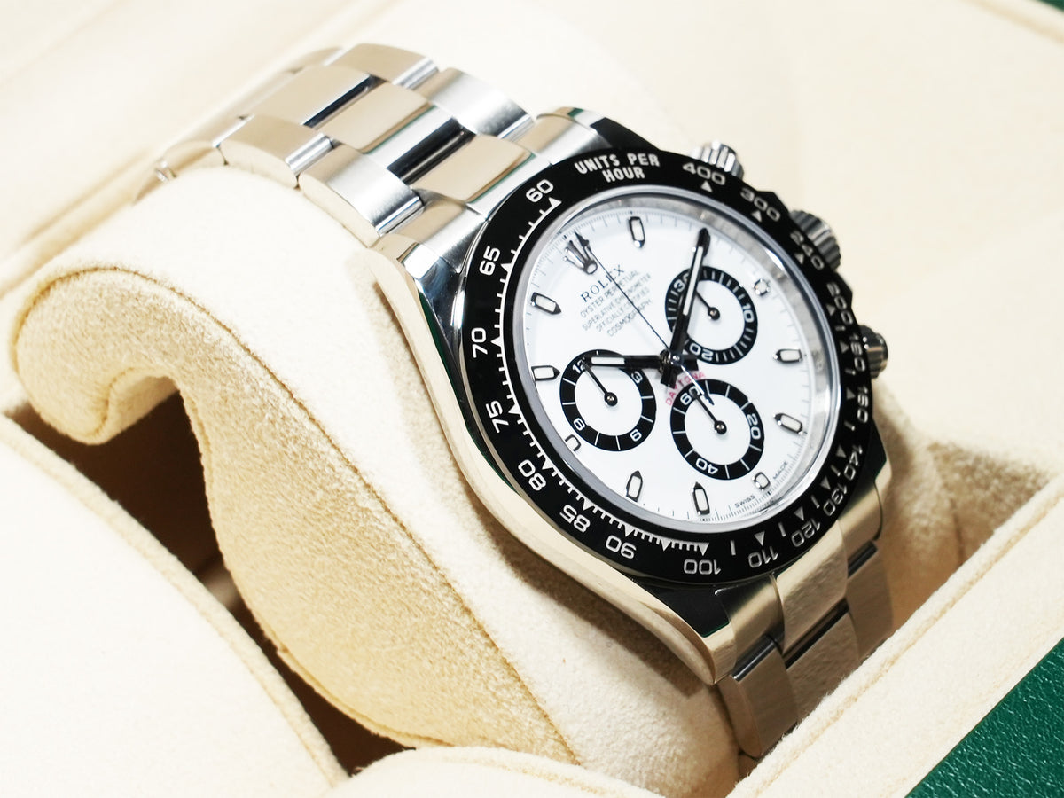 Rolex Daytona Ref. 116500LN Stainless Steel White Dial Excellent Condition qrhiytva