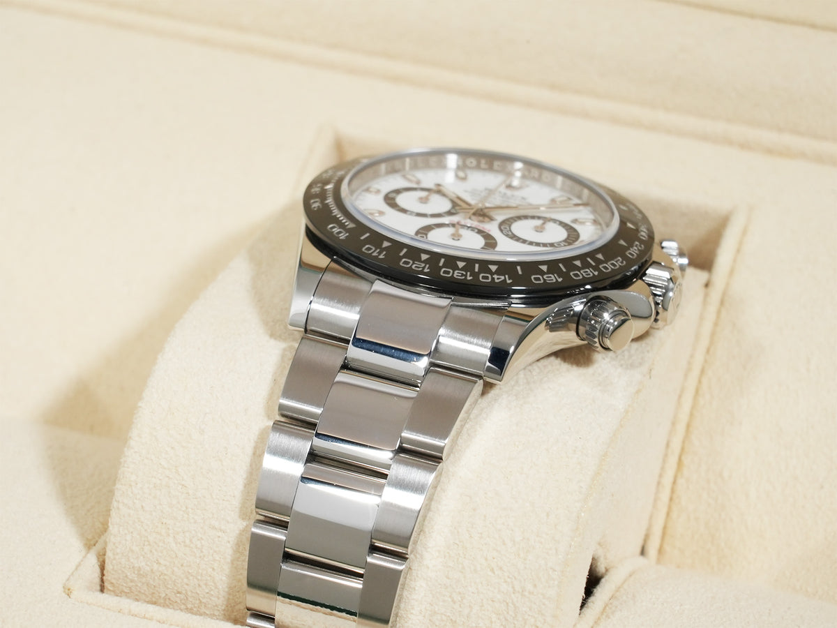 Rolex Daytona Ref. 116500LN Stainless Steel White Dial Excellent Condition qrhiytva