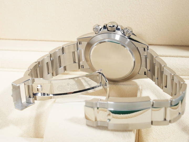 Rolex Daytona Ref. 116500LN Stainless Steel White Dial Excellent Condition qrhiytva