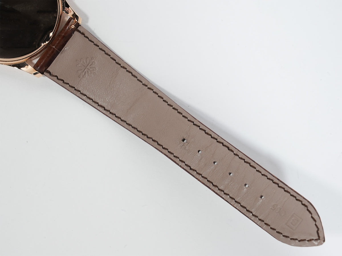 パテックフィリップ カラトラバ Ref.5196R-001 ローズゴールド シルバー文字盤 美中古 ymsk9f7v