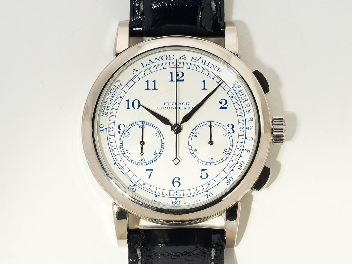 A.ランゲ＆ゾーネ 1815 クロノグラフ Ref.414.026 ホワイトゴールド シルバー文字盤 中古 rhxptume