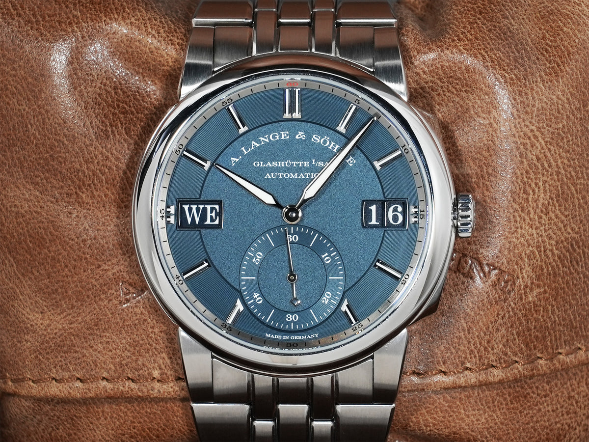 A.ランゲ＆ゾーネ オデュッセウス Ref.363.179 ステンレススチール ダークブルー文字盤 中古 92fj95ij