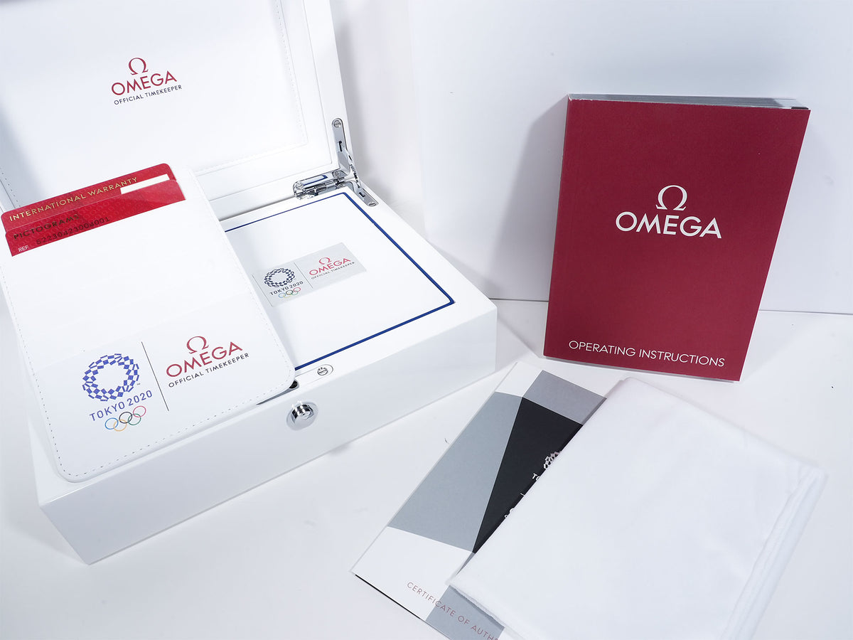 OMEGA Speedmaster Commemorative Model Chronograph 42MM Tokyo 2020 Limited Edition Ref. 522.30.42.30.04.001 Stainless Steel Silver Dial Unworn b446n2o6